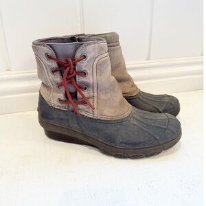 Sperry Top-Sider Side Lace Duck Boots 8